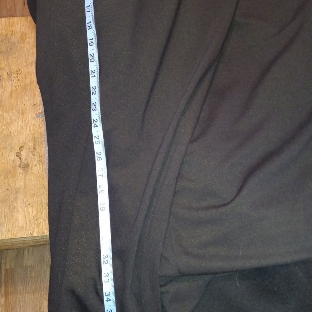 New With Tags Joan Vass Drape Front Dress - Picture 7 of 8